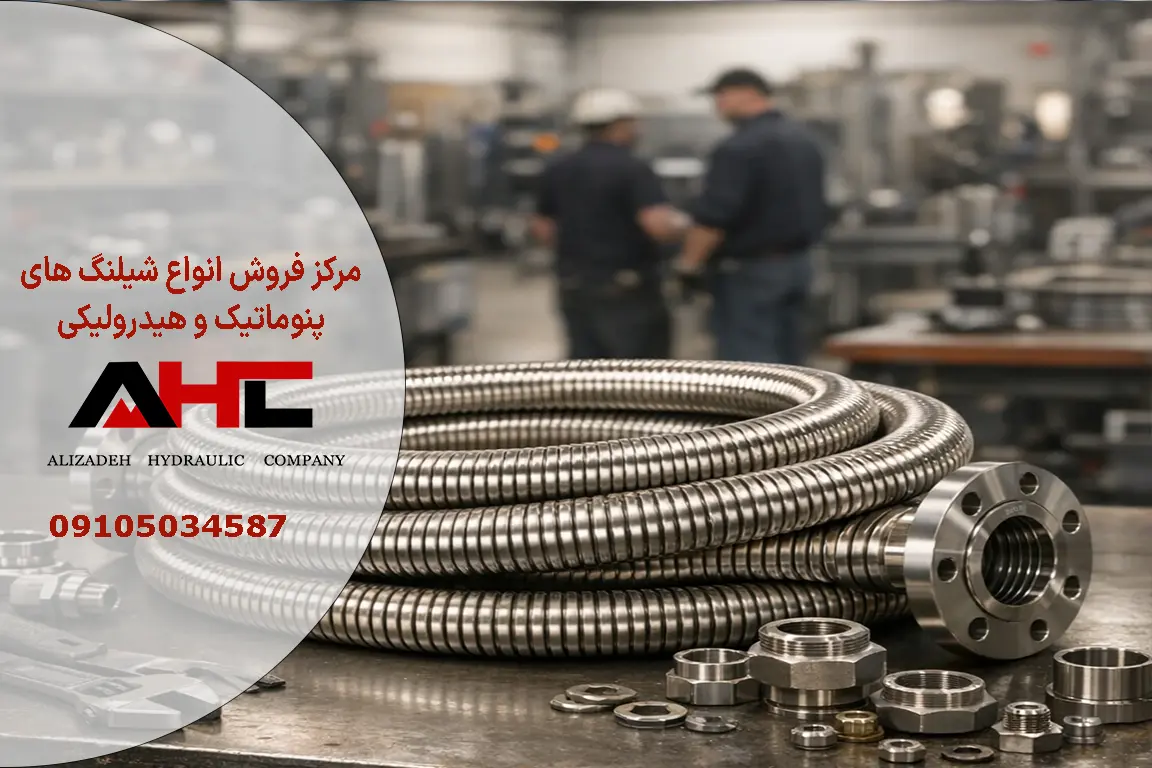 شیلنگ خرطومی فلکسیبل استیل 316 فلنجدار