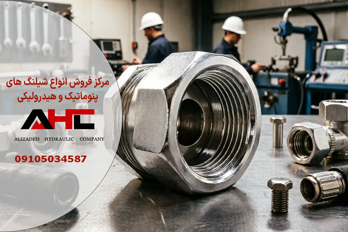 سرشیلنگی فلکسیبل استیل مهره‌دار ۱/۴ اینچ